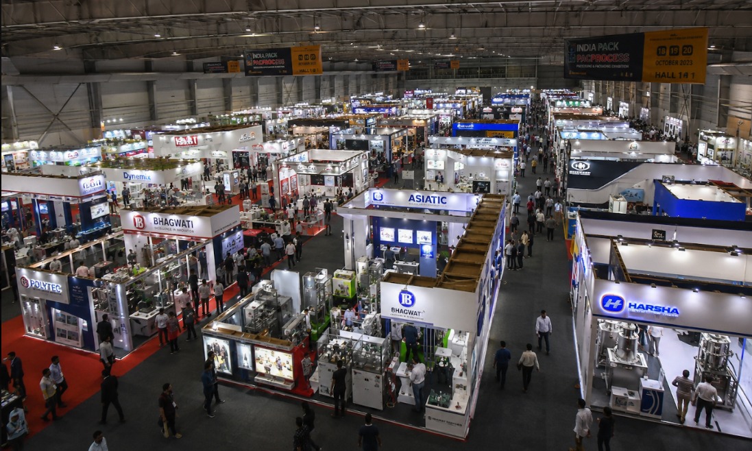 Exhibition stall design fabrication at India Pack PacProcess trade show